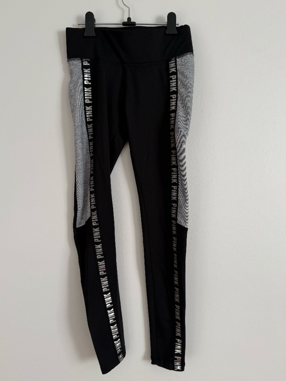 Victoria's Secret PINK Cropped Black Leggings | Mid-Rise | Size XS